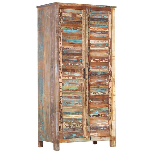 Rustika Rowe -  Wardrobe 90x50x180 cm Solid Reclaimed Wood
